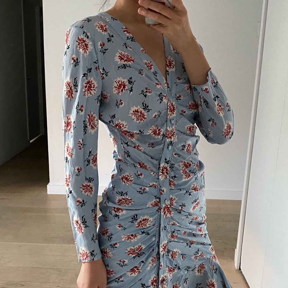 Veronica Beard 100% silk floral dress